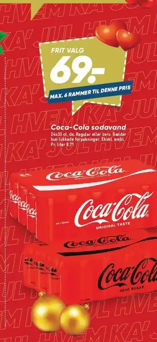 Bilka Coca-cola sodavand tilbud