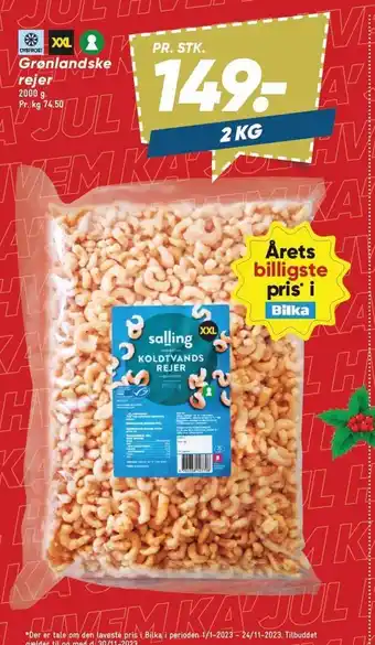Bilka Grønlandske rejer tilbud