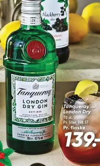 Bilka Tanqueray london dry tilbud
