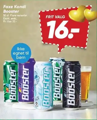 Bilka Faxe kondi booster tilbud