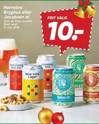 Nørrebro bryghus eller jacobsen øl