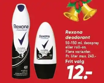 Bilka Rexona deodorant tilbud
