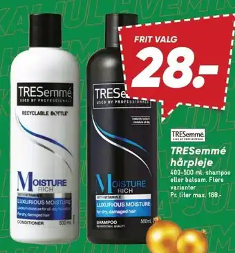 Bilka Tresemmé hårpleje tilbud