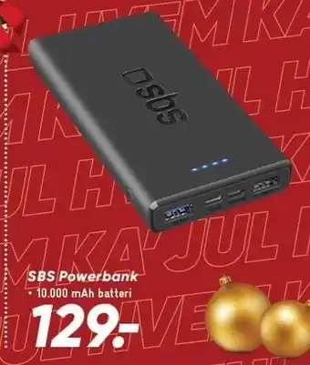 Bilka Sbs powerbank tilbud