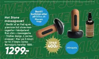 Hot stone massagesæt