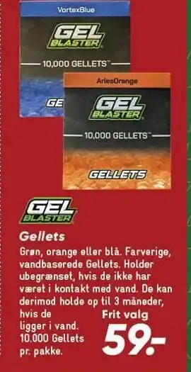 Bilka Gellets tilbud