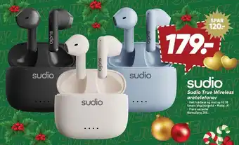 Bilka Sudio true wireless høretelefoner tilbud