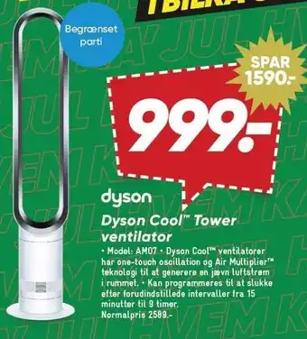 Bilka Dyson cool´´ tower ventilator tilbud