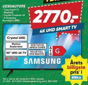 Bilka Ue50au7095 tilbud
