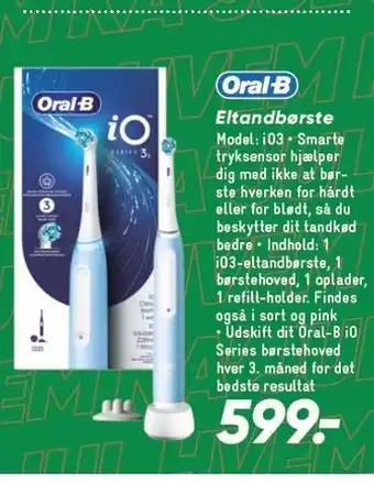 Bilka Oral-b eltandbørste tilbud