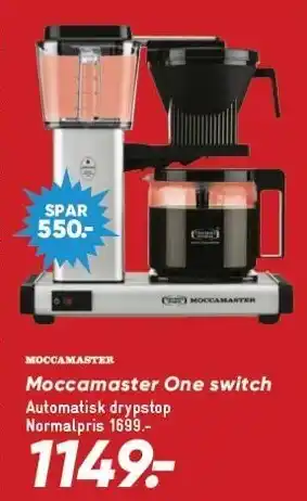 Bilka Moccamaster one switch tilbud