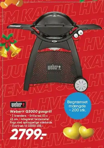 Bilka Weber q3000 gasgrill tilbud