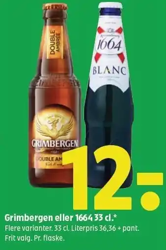 Coop 365 Grimbergen eller 1664 tilbud