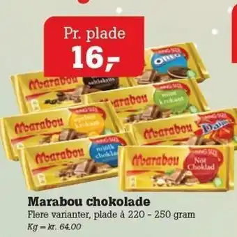 Poetzsch Padborg Marabou chokolade tilbud