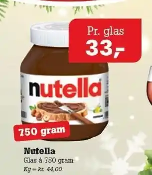 Poetzsch Padborg Nutella tilbud