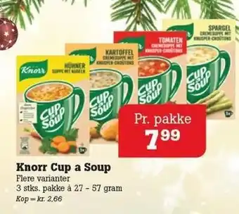 Poetzsch Padborg Knorr cup a soup tilbud