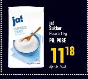 Poetzsch Padborg Ja! sukker 1 kg tilbud