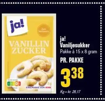 Poetzsch Padborg Ja! vaniljesukker tilbud
