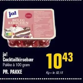 Ja! cocktailkirsebær