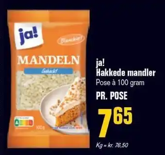 Poetzsch Padborg Ja! hakkede mandler tilbud
