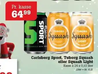 Poetzsch Padborg Carlsberg sport, tuborg squash eller squash light tilbud