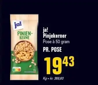 Poetzsch Padborg Ja! pinjekerner 50 g tilbud
