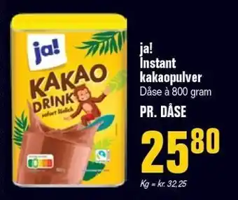 Poetzsch Padborg Ja! instant kakaopulver tilbud