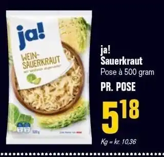 Ja! sauerkraut