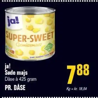 Poetzsch Padborg Ja! søde majs tilbud