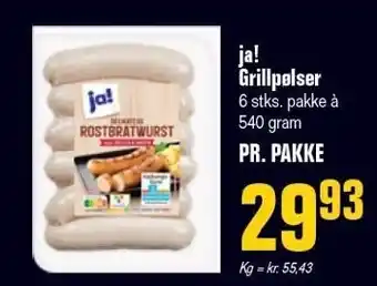 Poetzsch Padborg Ja! grillpølser tilbud