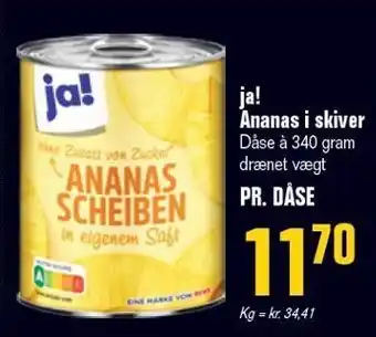 Poetzsch Padborg Ja! ananas i skiver tilbud