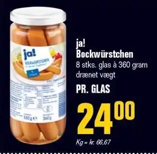 Poetzsch Padborg Ja! bockwürstchen tilbud