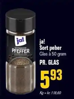 Poetzsch Padborg Ja! sort peber tilbud