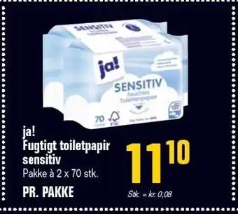 Poetzsch Padborg Ja! fugtigt toiletpapir sensitiv tilbud