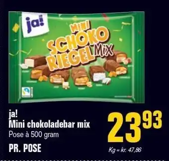 Poetzsch Padborg Ja! mini chokoladebar mix tilbud