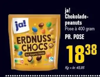 Poetzsch Padborg Ja! chokoladepeanuts tilbud
