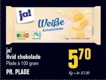 Poetzsch Padborg Ja! hvid chokolade tilbud