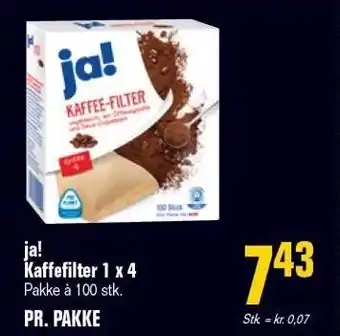 Poetzsch Padborg Ja! kaffefilter 1 x 4 tilbud