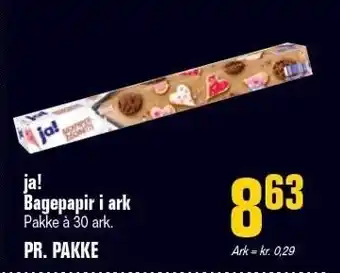 Poetzsch Padborg Ja! bagepapir i ark tilbud