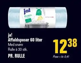 Poetzsch Padborg Ja! affaldsposer 60 liter tilbud