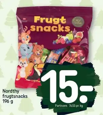 REMA 1000 Nordthy frugtsnacks tilbud