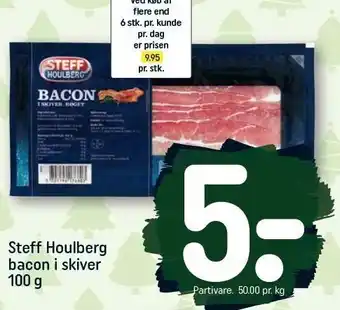 REMA 1000 Steff houlberg bacon i skiver tilbud