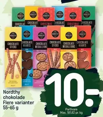 REMA 1000 Nordthy chokolade tilbud