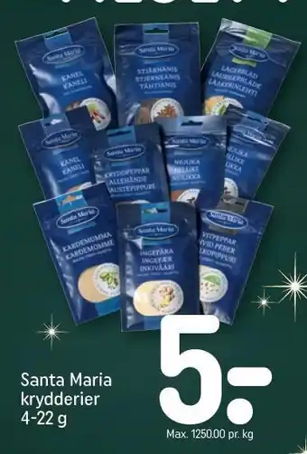 REMA 1000 Santa maria krydderier tilbud
