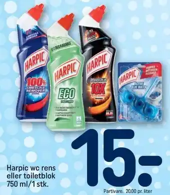 Harpic wc rens eller toiletblok