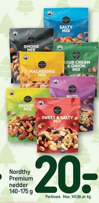 REMA 1000 Nordthy premium nødder tilbud