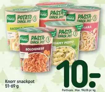 REMA 1000 Knorr snackpot tilbud