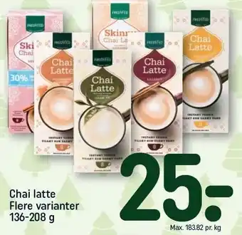 REMA 1000 Chai latte tilbud