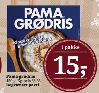 Pama grødris
