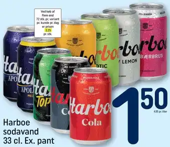REMA 1000 Harboe sodavand tilbud